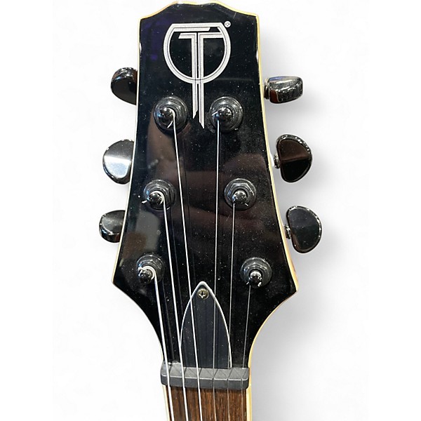 Used Teton TR20HS Orange Solid Body Electric Guitar