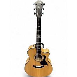 Used Taylor 424CE LTD NATURAL Acoustic Electric Guitar