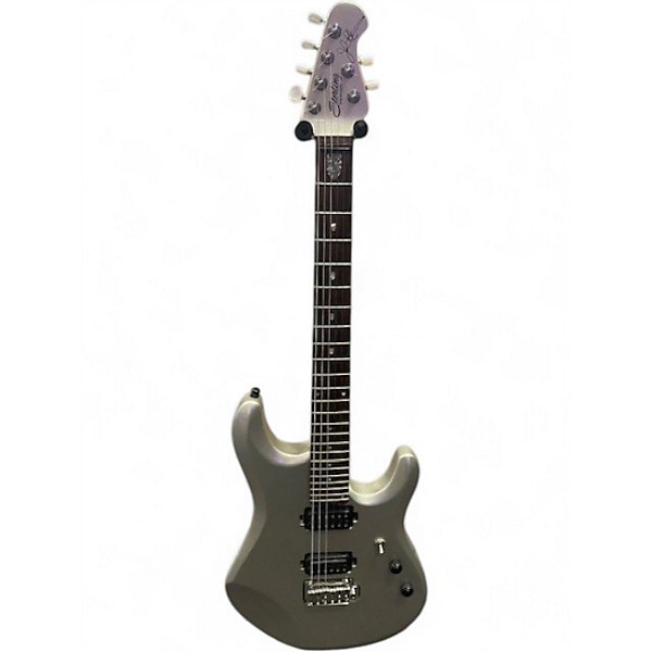 Used Sterling by Music Man JP60 Silver Sparkle Solid Body Electric Guitar