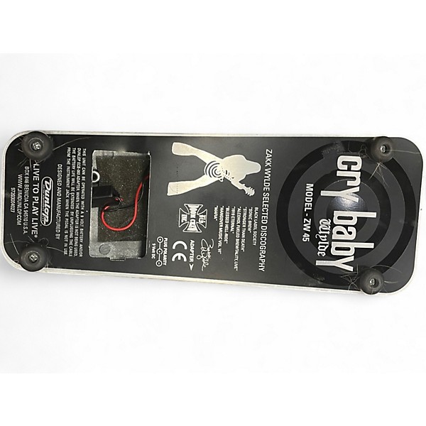 Used Dunlop ZW45 Zakk Wylde Signature Cry Baby Wah Effect Pedal
