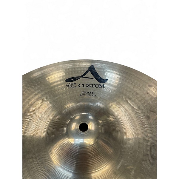 Used Zildjian 15in A Custom Crash Cymbal