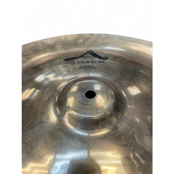 Used Zildjian 18in A Custom China Cymbal