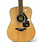 Used Yamaha FG830 Natural Acoustic Guitar