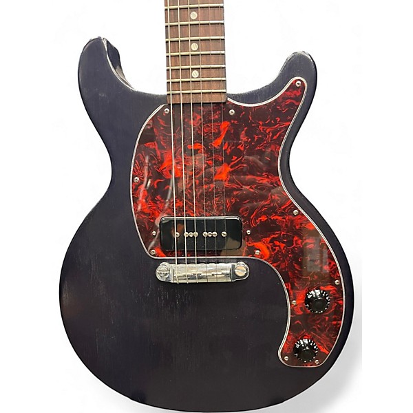 Used Gibson Double Cut Les Paul Jr Royal Blue Solid Body Electric Guitar