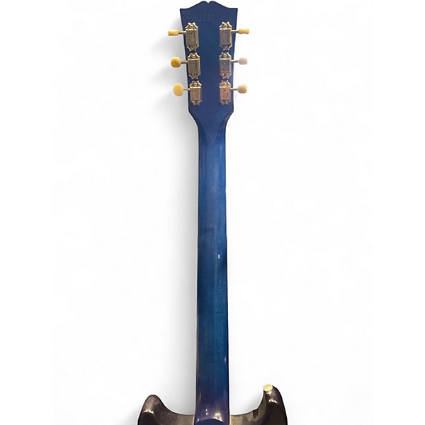 Used Gibson Double Cut Les Paul Jr Royal Blue Solid Body Electric Guitar