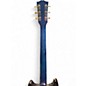 Used Gibson Double Cut Les Paul Jr Royal Blue Solid Body Electric Guitar