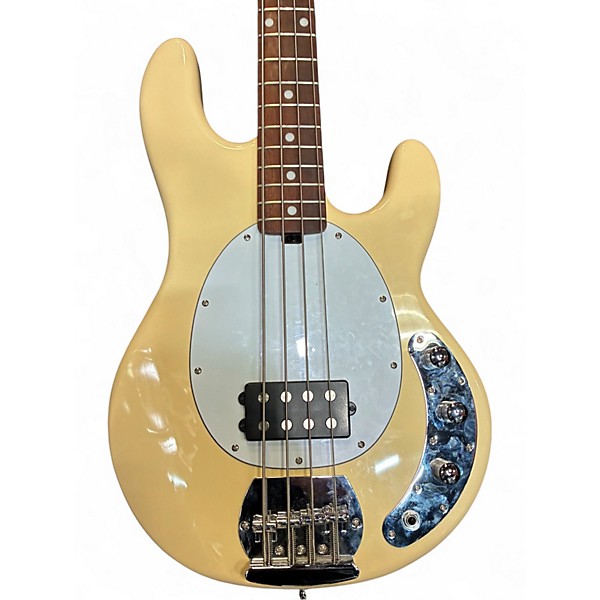 Used Sterling by Music Man S.U.B. StingRay RAY4 VINTAGE CREAM Electric Bass Guitar