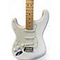 Used Fender Player Stratocaster Left Handed Alpine White Solid Body Electric Guitar