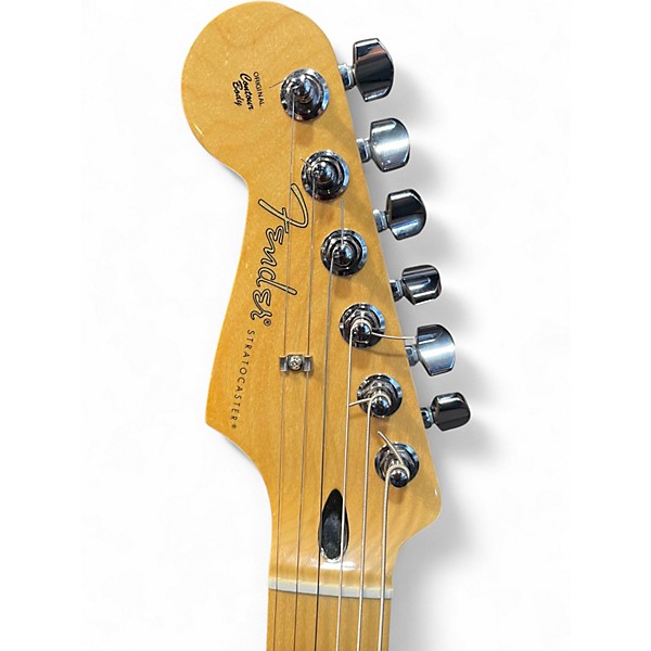 Used Fender Player Stratocaster Left Handed Alpine White Solid Body Electric Guitar