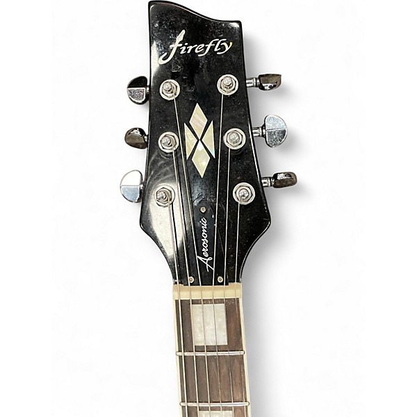 Used Firefly AEROSONIC Sunburst Hollow Body Electric Guitar