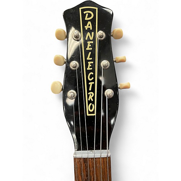 Used Danelectro '59 Reissue LH Black Solid Body Electric Guitar