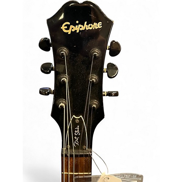 Used Epiphone Dot Studio Black Hollow Body Electric Guitar