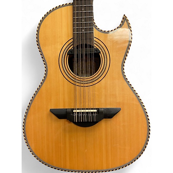 Used H. Jimenez LBQ1E BAJO QUINTO Natural Acoustic Guitar