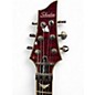 Used Schecter Guitar Research Omen Extreme 6 Floyd Rose TRANSPARENT RED Solid Body Electric Guitar