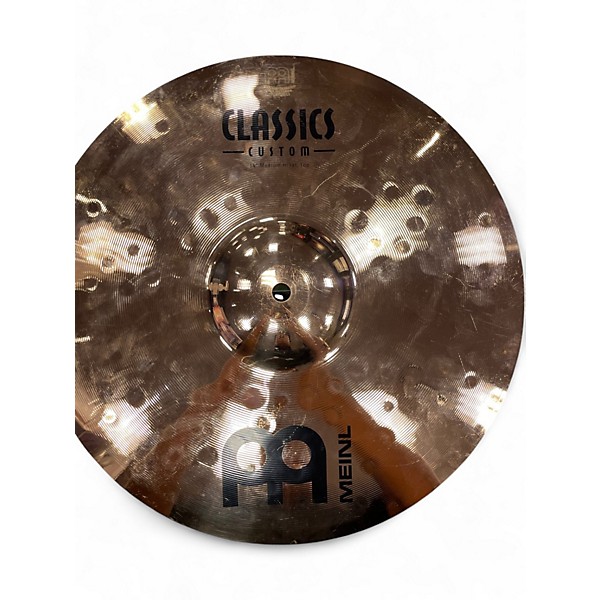 Used MEINL 14in Classic Custom Medium Hi Hat Pair Cymbal