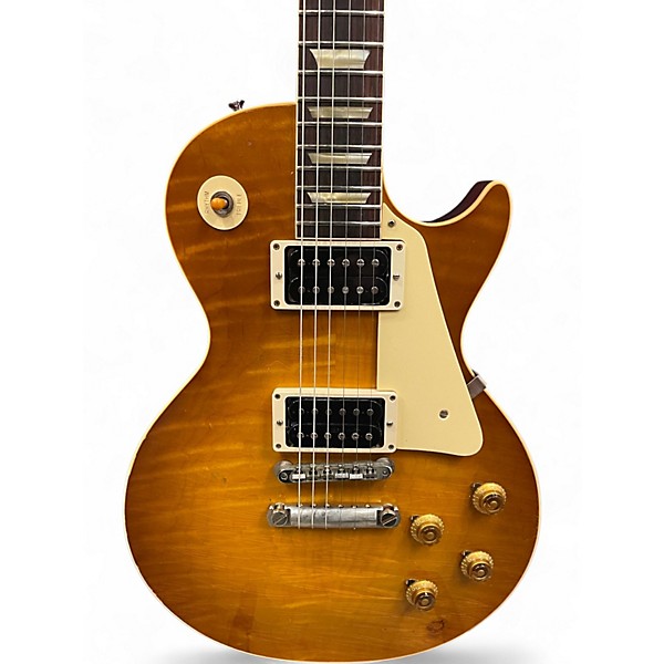 Used Gibson 1959 Reissue Murphy Aged Les Paul m2m lemon fade Solid Body Electric Guitar