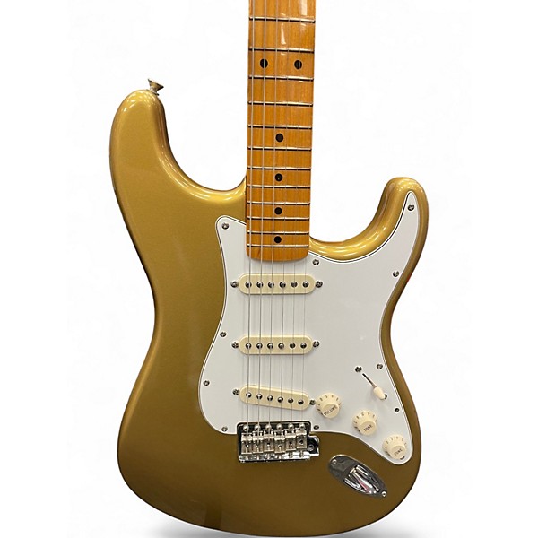 Used Fender 1957 American Vintage Stratocaster Antique Gold Solid Body Electric Guitar