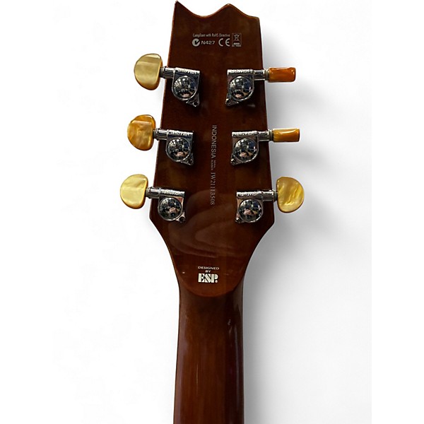 Used ESP LTD TL6 Trans Green Acoustic Electric Guitar