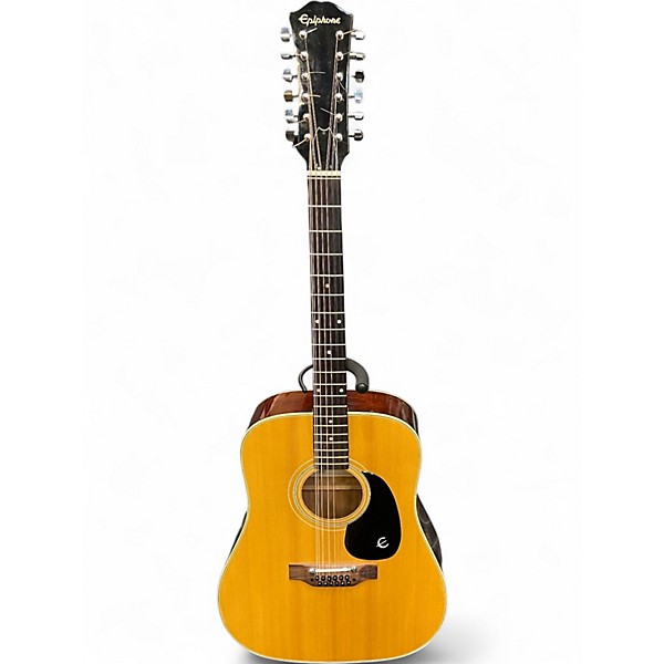 Used Epiphone FT-160 N Natural 12 String Acoustic Guitar