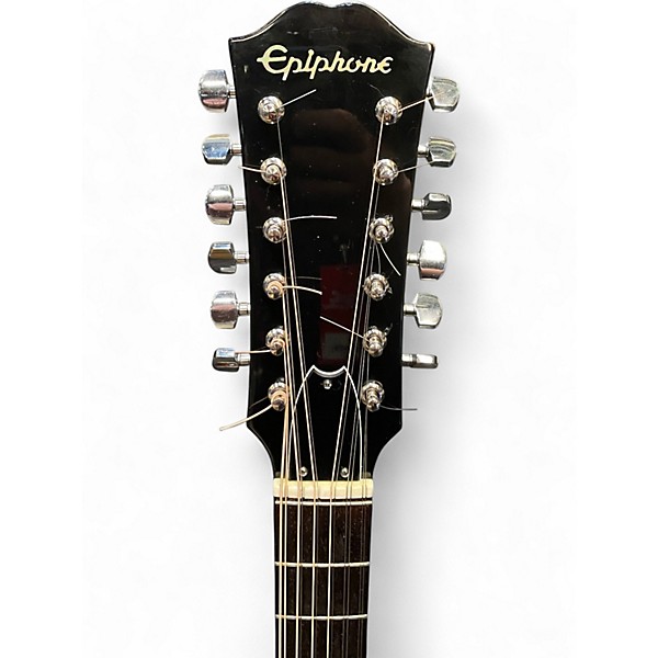 Used Epiphone FT-160 N Natural 12 String Acoustic Guitar