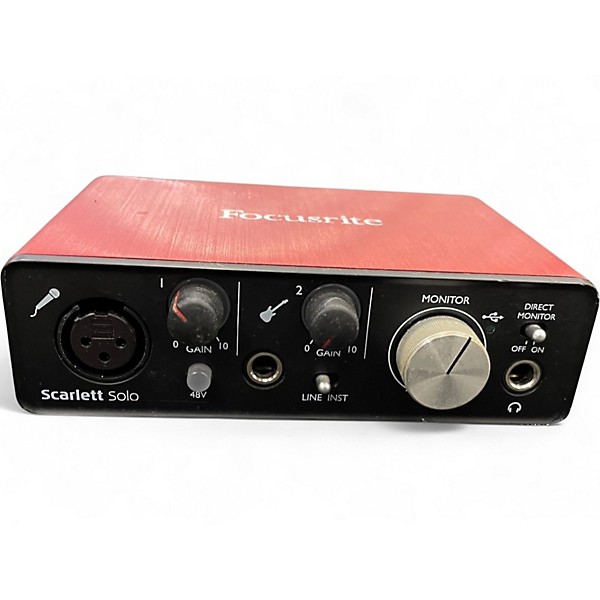 Used Focusrite Scarlett Solo Gen 2 Audio Interface