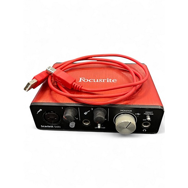 Used Focusrite Scarlett Solo Gen 2 Audio Interface