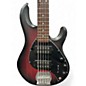 Used Sterling by Music Man Stingray 5 Ruby Red Burst Electric Bass Guitar thumbnail