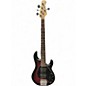 Used Sterling by Music Man Stingray 5 Ruby Red Burst Electric Bass Guitar