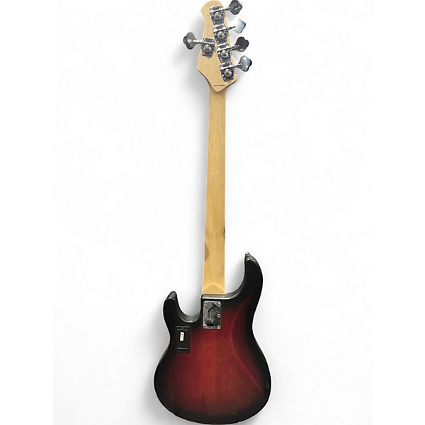 Used Sterling by Music Man Stingray 5 Ruby Red Burst Electric Bass Guitar