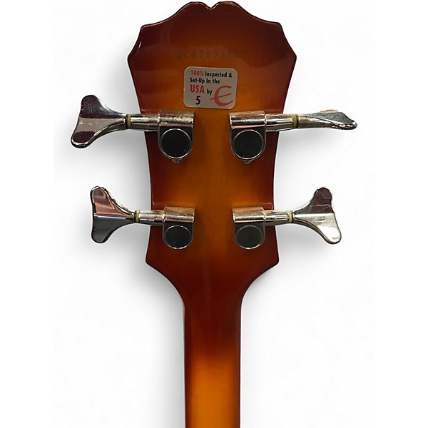 Used Epiphone Viola Vintage Sunburst Electric Bass Guitar