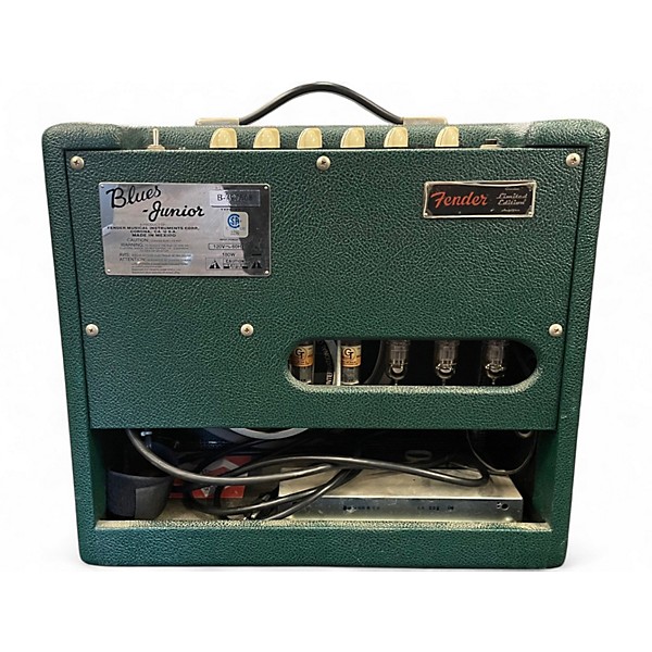 Used Fender Blues Junior 15W 1x12 Limited Edition British Racing Green Tube Guitar Combo Amp