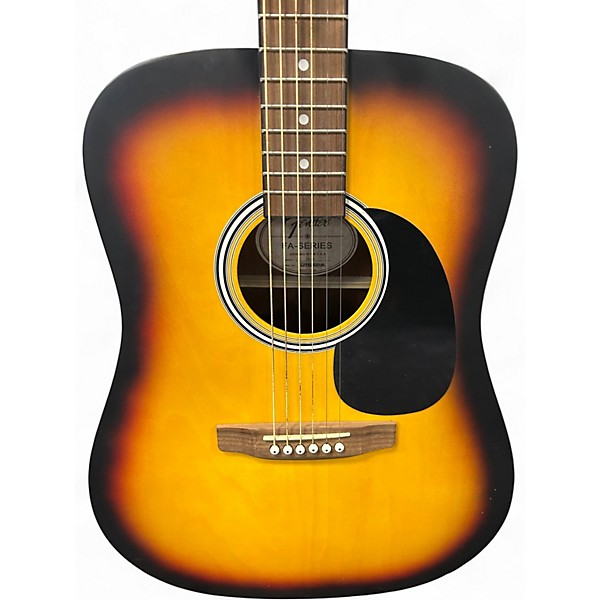 Used Fender FA25 Tobacco Sunburst Acoustic Guitar