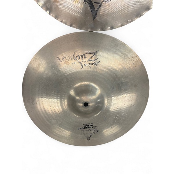 Used Zildjian 14in A Custom Mastersound Hi Hat Pair Cymbal
