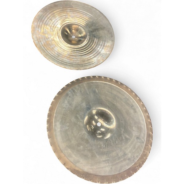 Used Zildjian 14in A Custom Mastersound Hi Hat Pair Cymbal