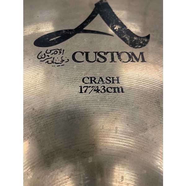 Used Zildjian 17in A Custom Crash Cymbal