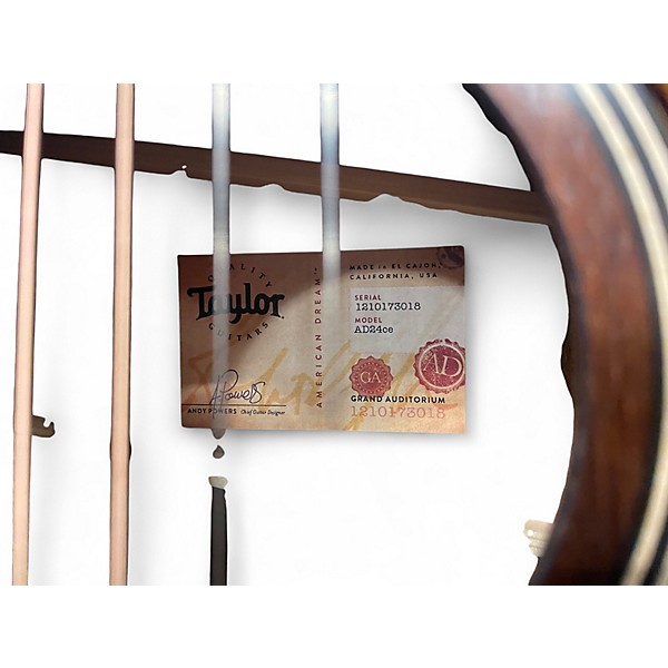 Used Taylor AD24 CE FADED EDGE BURST Acoustic Guitar