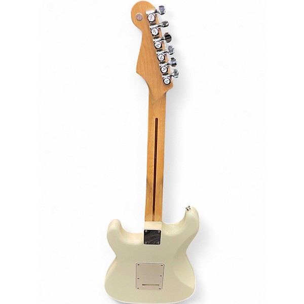 Used Fender Standard Stratocaster HSS White Solid Body Electric Guitar