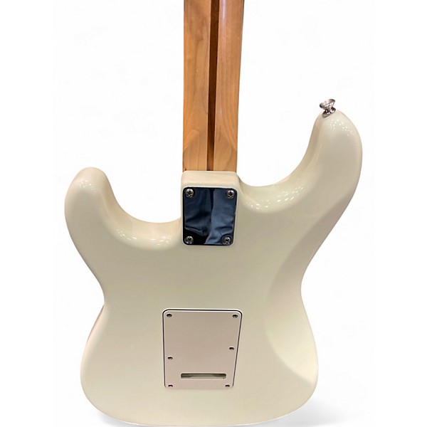 Used Fender Standard Stratocaster HSS White Solid Body Electric Guitar