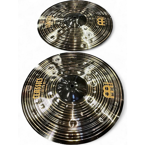Used MEINL 14in Classic Custom Dark Hi Hat Cymbal