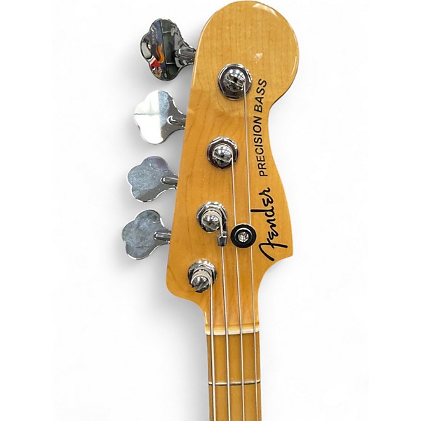 Used 2016 Fender American Elite Precision Bass® Tobacco Burst Electric Bass Guitar