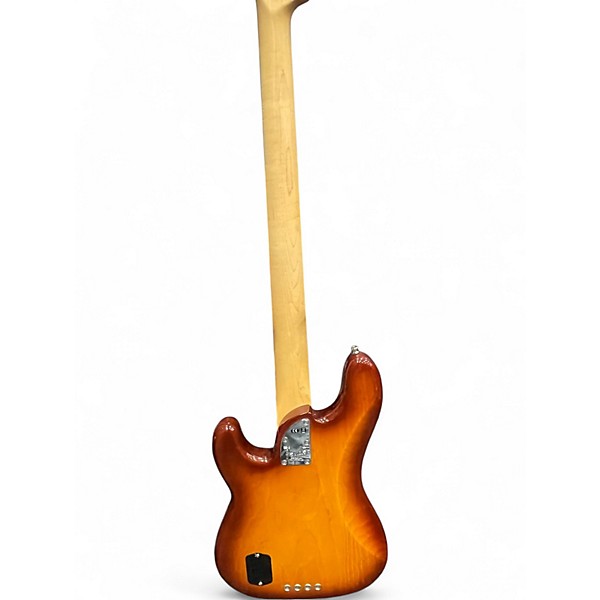 Used 2016 Fender American Elite Precision Bass® Tobacco Burst Electric Bass Guitar