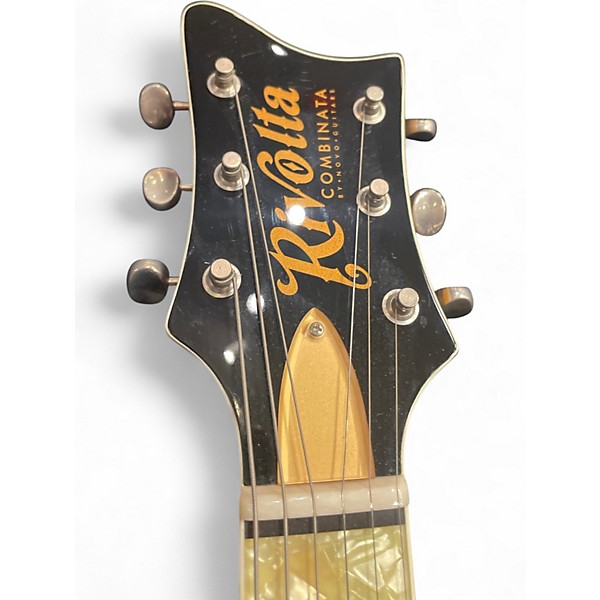 Used Rivolta COMBINATA XV111 Yellow Solid Body Electric Guitar