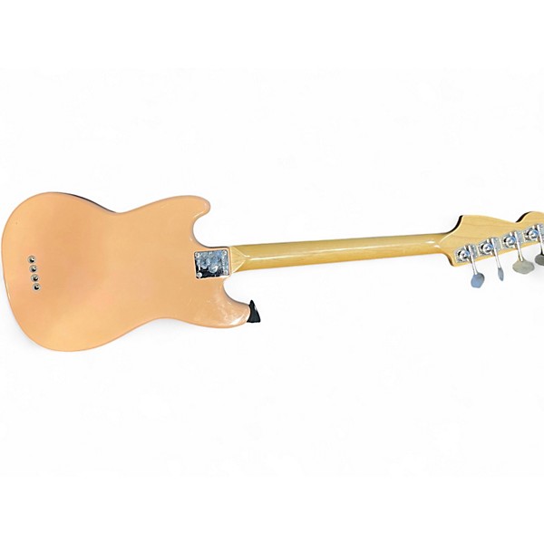 Vintage 1997 Squier Vista Musicmaster  Pink Electric Bass Guitar