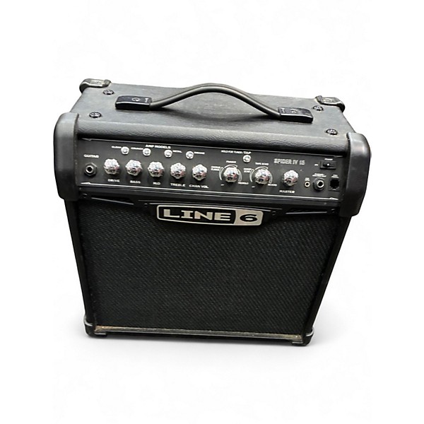Used Line 6 Spider IV 15W 1X8 Guitar Combo Amp