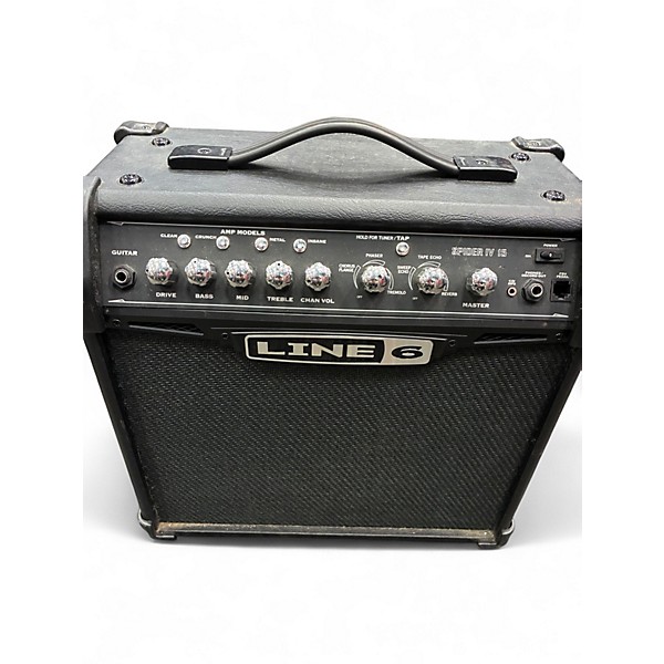 Used Line 6 Spider IV 15W 1X8 Guitar Combo Amp