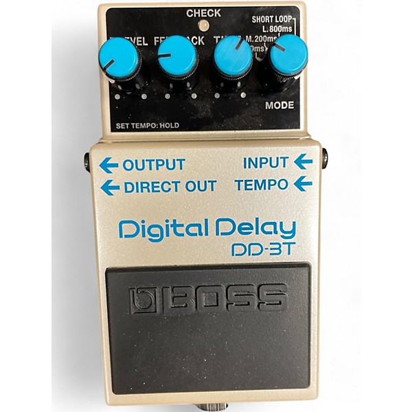Used BOSS DD-3T Digital Delay Effect Pedal