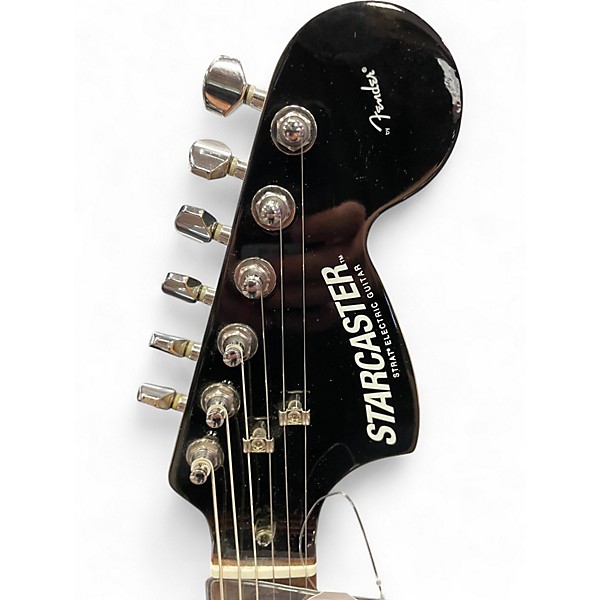 Used Fender STRATOCASTER Black Solid Body Electric Guitar