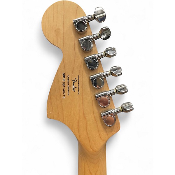 Used Fender STRATOCASTER Black Solid Body Electric Guitar