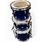 Used Ludwig 5 Piece Accent Royal Blue Drum Kit thumbnail