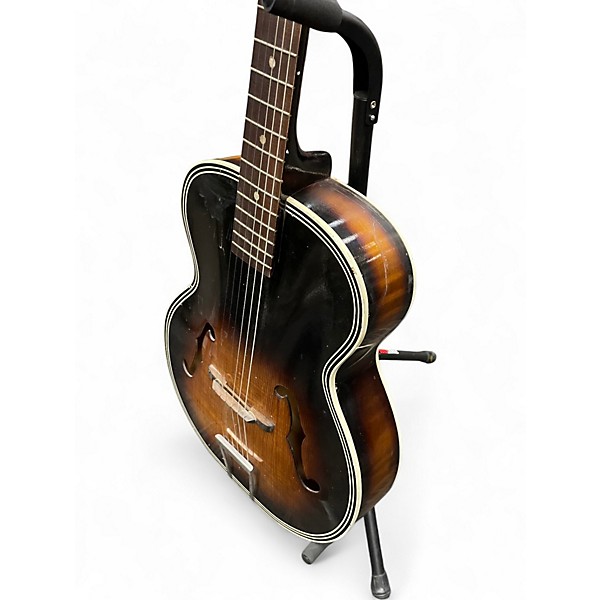 Used 1960s Harmony h1215 2 Color Sunburst Acoustic Guitar